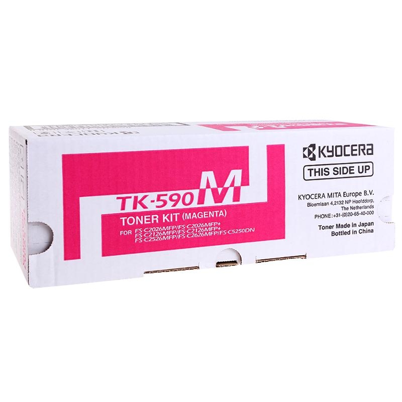 Тонер-картридж TK-590M пурпурный Kyocera